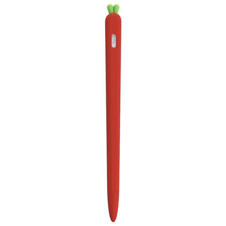 LOVE MEI Bao bảo vệ silicone hình cà rốt cho bút cảm ứng Apple Pencil 2, dành cho Apple Pencil 2