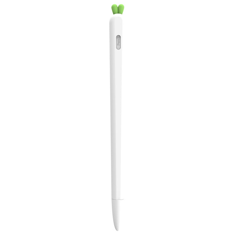LOVE MEI Bao bảo vệ silicone hình cà rốt cho bút cảm ứng Apple Pencil 2, dành cho Apple Pencil 2