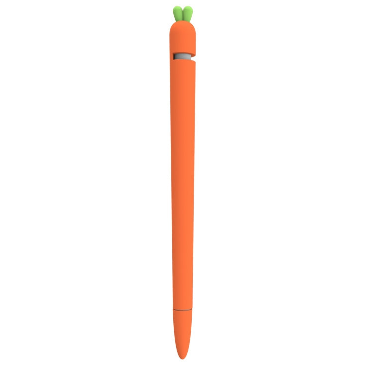 LOVE MEI Bao da bảo vệ silicone hình củ cà rốt cho bút cảm ứng Apple Pencil 1, cho Apple Pencil 1