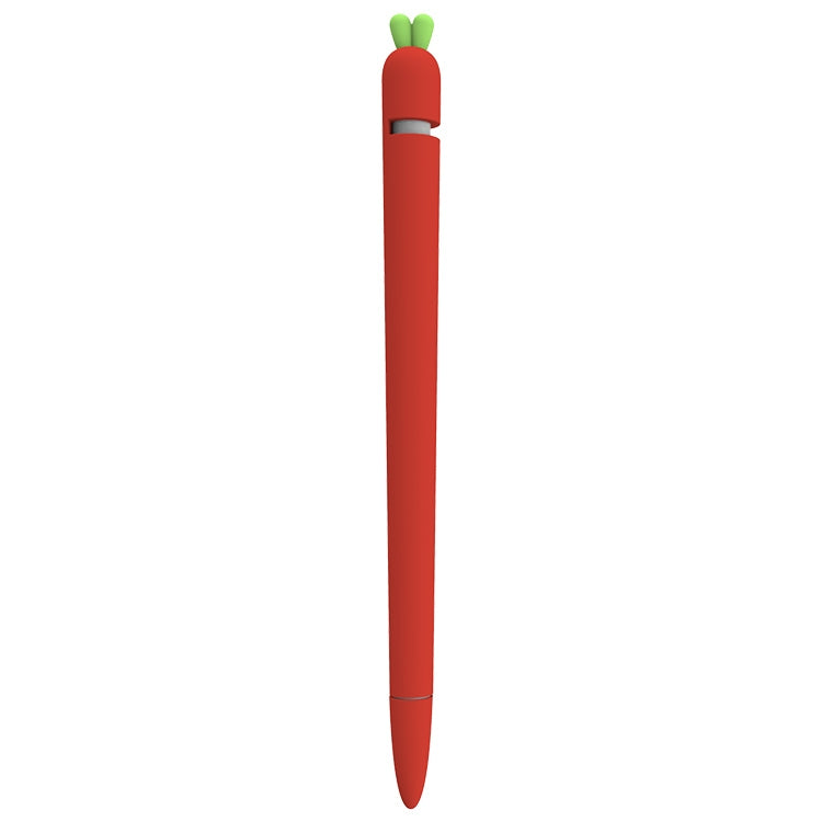 LOVE MEI Bao da bảo vệ silicone hình củ cà rốt cho bút cảm ứng Apple Pencil 1, cho Apple Pencil 1