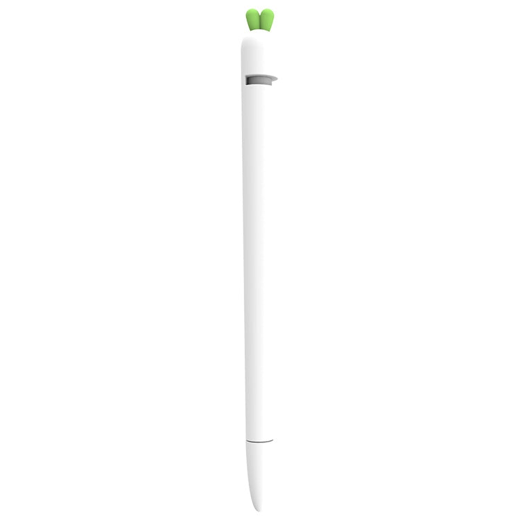 LOVE MEI Bao da bảo vệ silicone hình củ cà rốt cho bút cảm ứng Apple Pencil 1, cho Apple Pencil 1