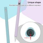 LOVE MEI Bao da bảo vệ silicone hình tam giác cho bút cảm ứng Apple Pencil 2, cho Apple Pencil 2