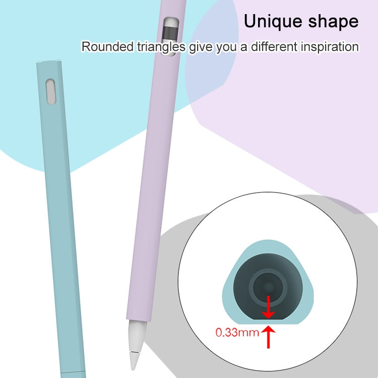 LOVE MEI Bao da bảo vệ silicone hình tam giác cho bút cảm ứng Apple Pencil 2, cho Apple Pencil 2