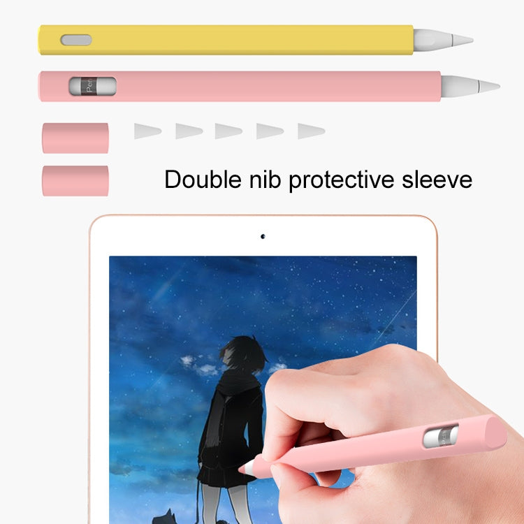 LOVE MEI Bao da bảo vệ silicone hình tam giác cho bút cảm ứng Apple Pencil 1, cho Apple Pencil 1