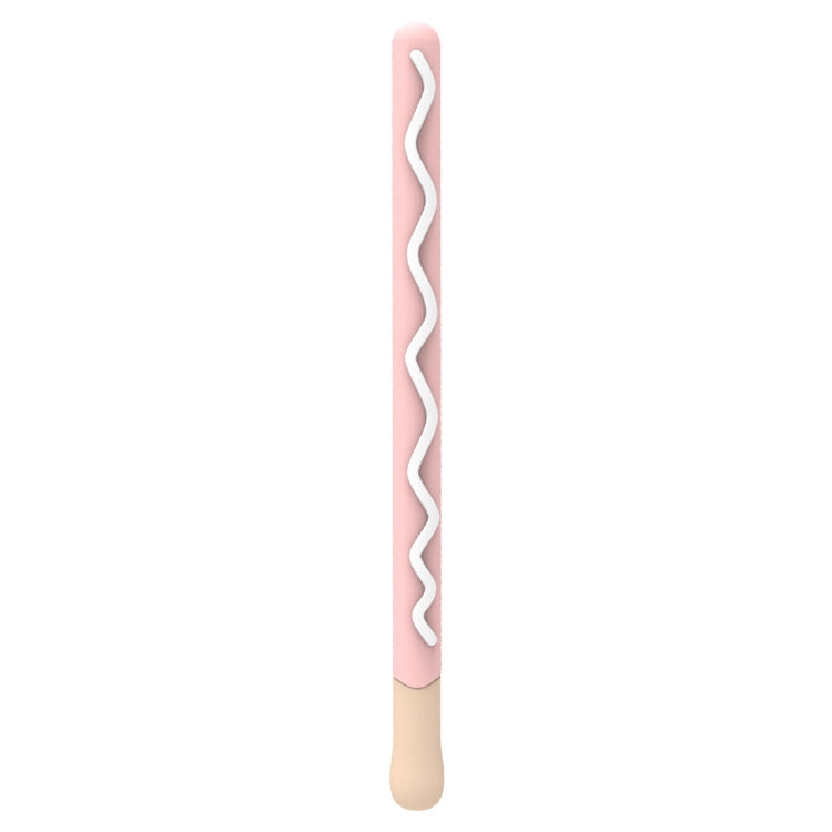 LOVE MEI Bao da bảo vệ silicone thiết kế sọc cho bút cảm ứng Apple Pencil 2, cho Apple Pencil 2
