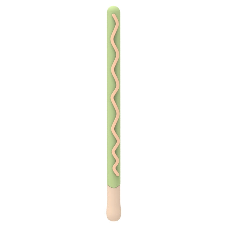 LOVE MEI Bao da bảo vệ silicone thiết kế sọc cho bút cảm ứng Apple Pencil 2, cho Apple Pencil 2