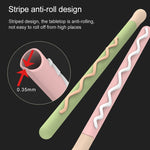 LOVE MEI Bao da bảo vệ silicone thiết kế sọc cho bút cảm ứng Apple Pencil 2, cho Apple Pencil 2