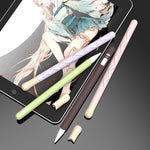 LOVE MEI Bao da bảo vệ silicone thiết kế sọc cho bút cảm ứng Apple Pencil 2, cho Apple Pencil 2