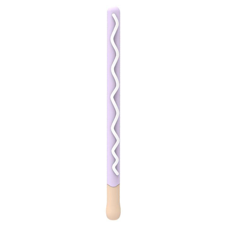 LOVE MEI Bao da bảo vệ silicone thiết kế sọc cho bút cảm ứng Apple Pencil 2, cho Apple Pencil 2