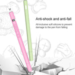 LOVE MEI Bao da bảo vệ silicone hình ngón giữa cho bút cảm ứng Apple Pencil 2, cho Apple Pencil 2