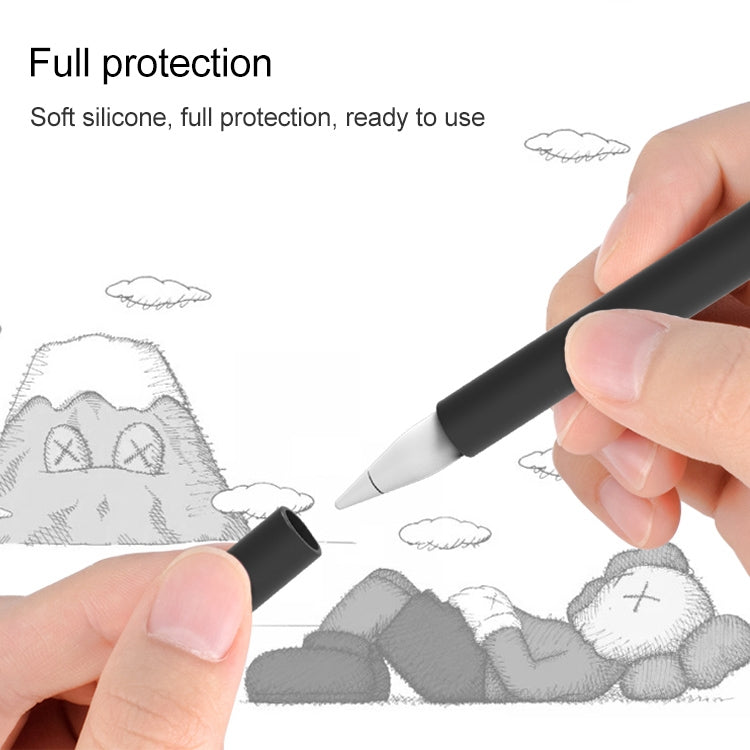 LOVE MEI Bao da bảo vệ silicone hình ngón giữa cho bút cảm ứng Apple Pencil 1, cho Apple Pencil 1