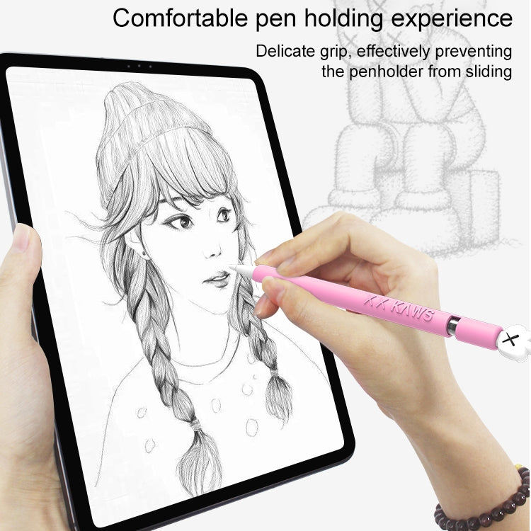 LOVE MEI Bao da bảo vệ silicone hình ngón giữa cho bút cảm ứng Apple Pencil 1, cho Apple Pencil 1