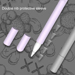 LOVE MEI Bao da bảo vệ silicone hình ngón giữa cho bút cảm ứng Apple Pencil 1, cho Apple Pencil 1