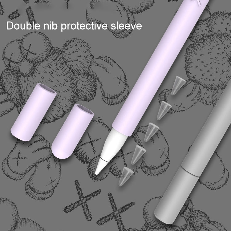LOVE MEI Bao da bảo vệ silicone hình ngón giữa cho bút cảm ứng Apple Pencil 1, cho Apple Pencil 1