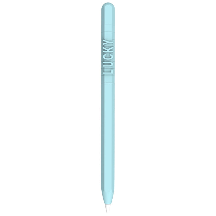 LOVE MEI Bao da bảo vệ silicone thiết kế số và chữ cho bút cảm ứng Apple Pencil 1, cho Apple Pencil 1