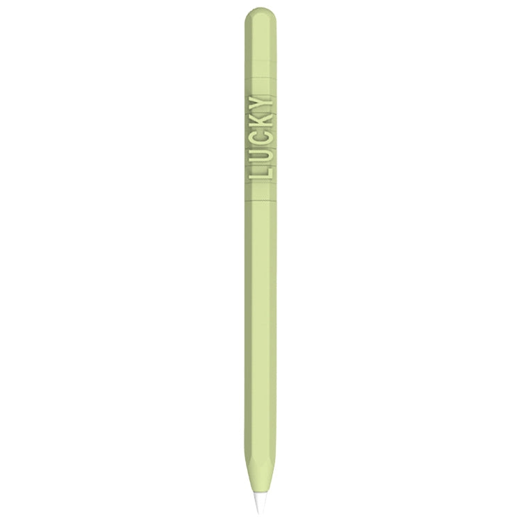 LOVE MEI Bao da bảo vệ silicone thiết kế số và chữ cho bút cảm ứng Apple Pencil 2, cho Apple Pencil 2