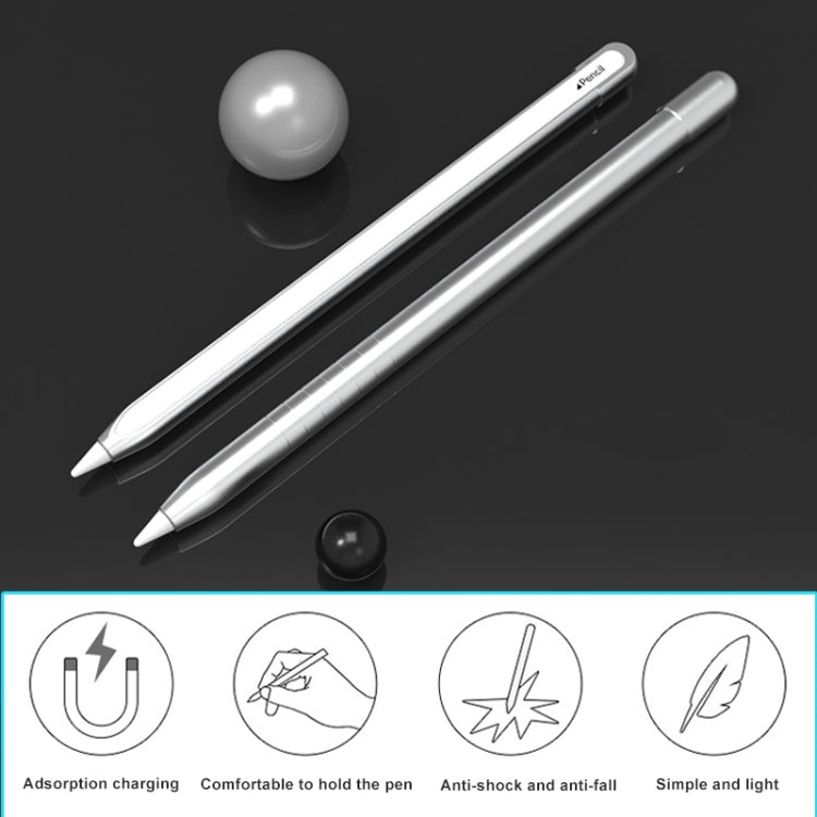 Ốp bảo vệ bút cảm ứng chống trượt kim loại mờ cho Apple Pencil 2, Dành cho Apple Pencil 2