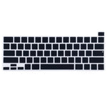 Miếng bảo vệ bàn phím laptop bằng silicone chống bụi cho MacBook Pro 16 inch A2141 & Pro 13.3 inch A2251 / A2289 / A2338 (2020), Dành cho MacBook Pro 16 inch A2141 (Đen), Dành cho MacBook Pro 16 inch A2141 (Trắng)