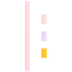 Ốp bảo vệ bút cảm ứng silicone hình thú hoạt hình 4 trong 1 cho Apple Pencil 1, Dành cho Apple Pencil 1