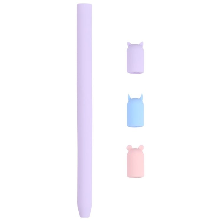 Ốp bảo vệ bút cảm ứng silicone hình thú hoạt hình 4 trong 1 cho Apple Pencil 1, Dành cho Apple Pencil 1