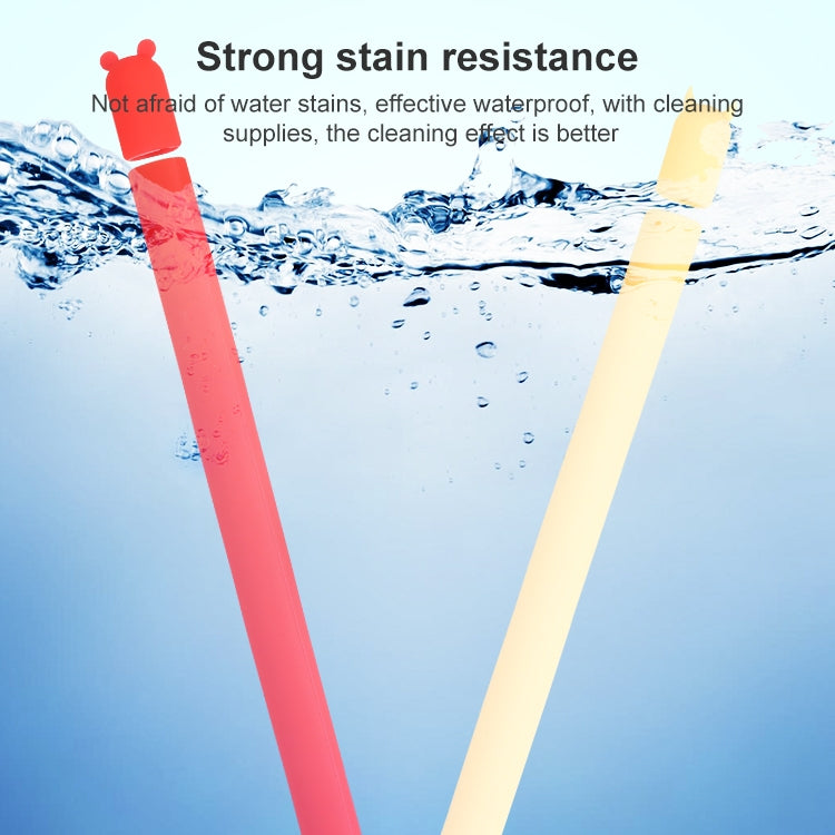 Ốp bảo vệ bút cảm ứng silicone hình thú hoạt hình 4 trong 1 cho Apple Pencil 1, Dành cho Apple Pencil 1
