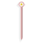 Ốp bảo vệ silicone hình thú hoạt hình dễ thương cho Apple Pencil 1 (Ngôi sao năm cánh màu hồng), Dành cho Apple Pencil 1