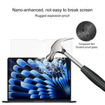 Miếng dán kính cường lực chống nổ độ cứng bề mặt 9H dày 0.26mm cho MacBook Air 15.3 inch A2941 2023, dành cho MacBook Air 15.3 inch A2941 2023 / Air 15 M3 2024 A3114 (1 chiếc)