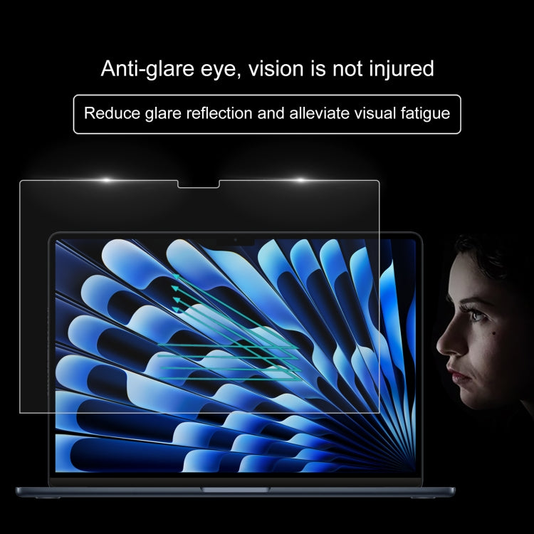 Miếng dán kính cường lực chống nổ độ cứng bề mặt 9H dày 0.26mm cho MacBook Air 15.3 inch A2941 2023, dành cho MacBook Air 15.3 inch A2941 2023 / Air 15 M3 2024 A3114 (1 chiếc)