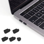 Bộ 5 nút bịt chống bụi cho cổng sạc MacBook 12 inch / MacBook Pro 13.3 / 15.4 inch (2016/2017) ENKAY