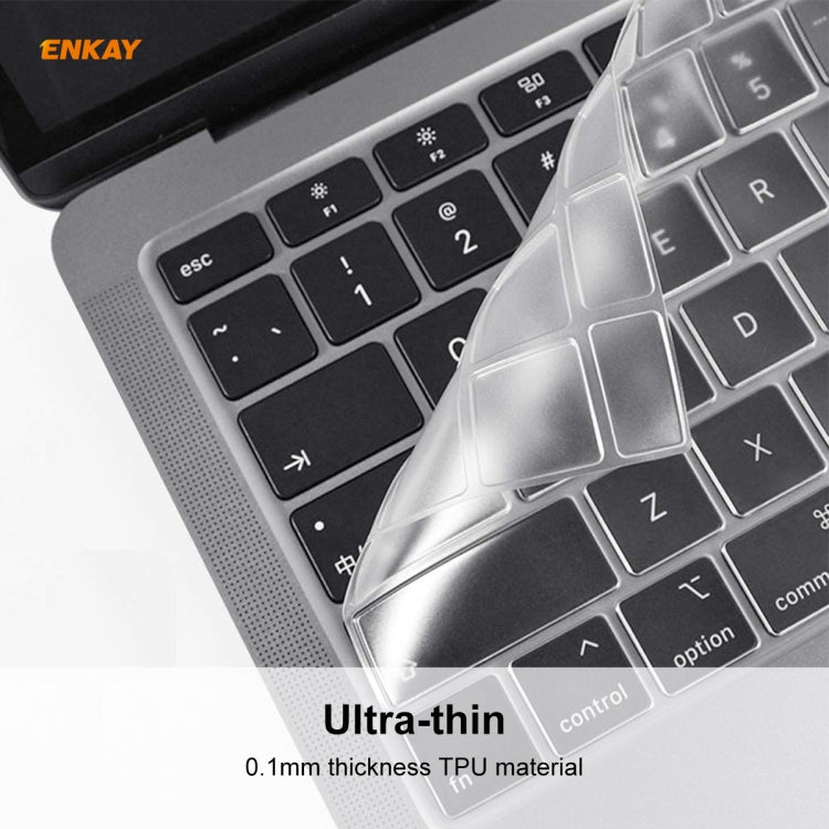 ENKAY Ốp bảo vệ bàn phím TPU cho MacBook Air 13.3 inch A1932 (2018), Phiên bản EU, dành cho MacBook Air 13.3 inch A1932 (2018)