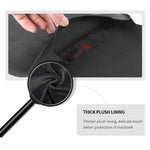 Túi Lót Laptop Da PU Chống Nước Đa Năng 4 trong 1 Có Tay Cầm & Giá Đỡ & Giá Đựng Bút + 2 Cuộn Dây + Túi Chuột + Túi Sạc Cho Laptop 15 inch, 15 inch