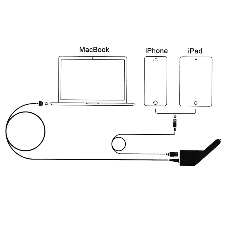 Sạc xe hơi MagSafe 2 kiểu T 5 chân 60W 16.5V 3.65A với 1 cổng USB cho Apple Macbook A1465 / A1502 / A1435 / MD212 / MD2123 / MD662, chiều dài: 1.7m