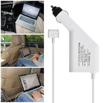 Sạc xe hơi MagSafe 2 kiểu T 5 chân 60W 16.5V 3.65A với 1 cổng USB cho Apple Macbook A1465 / A1502 / A1435 / MD212 / MD2123 / MD662, chiều dài: 1.7m
