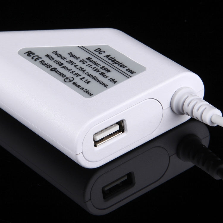 Sạc xe hơi 85W 20V 4.25A 5 chân kiểu T MagSafe 2 với 1 cổng USB cho Apple Macbook A1398 / A1424 / MC975 / MC976 / ME664 / ME665, Chiều dài: 1.7m, 85W 20V 4.25A