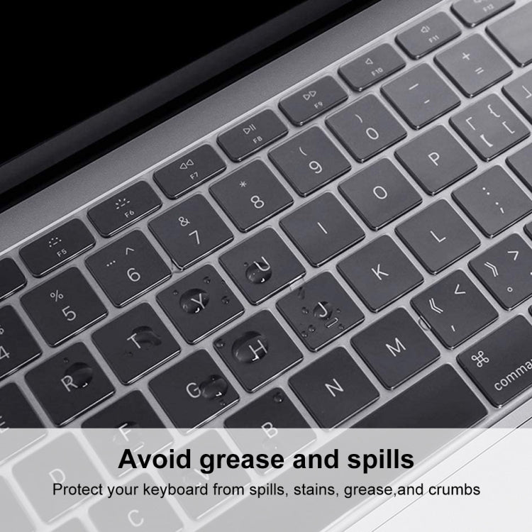 ENKAY Miếng bảo vệ bàn phím TPU cho MacBook 12 inch 2015 (A1534) / MacBook Pro 13.3 inch không có Touch Bar (A1708), phiên bản châu Âu, phiên bản EU