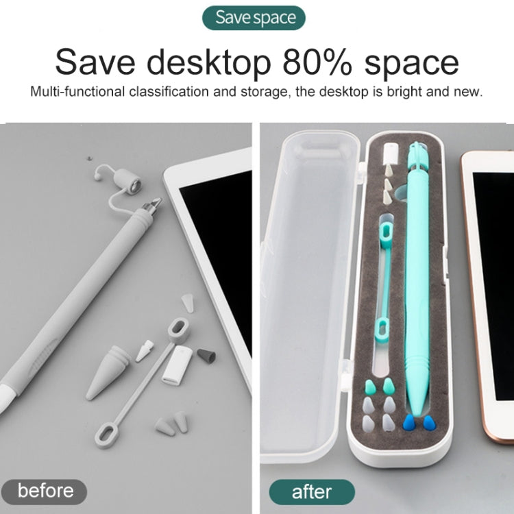 Hộp đựng bút bảo vệ đa chức năng cho Apple Pencil 1 / 2 8mm, hộp lưu trữ bút cảm ứng TouchPen, 8mm