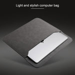 Túi da mờ ngang 2 trong 1 cho laptop + túi đựng nguồn cho MacBook Air 11.6 inch A1465 (2012 - 2015) / A1370 (2010 - 2011), MacBook Air 11.6 inch A1465 (2012 - 2015) / A1370 (2010 - 2011)