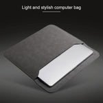 Túi da mờ ngang 2 trong 1 cho laptop + túi đựng nguồn cho MacBook Air 11.6 inch A1465 (2012 - 2015) / A1370 (2010 - 2011), MacBook Air 11.6 inch A1465 (2012 - 2015) / A1370 (2010 - 2011)