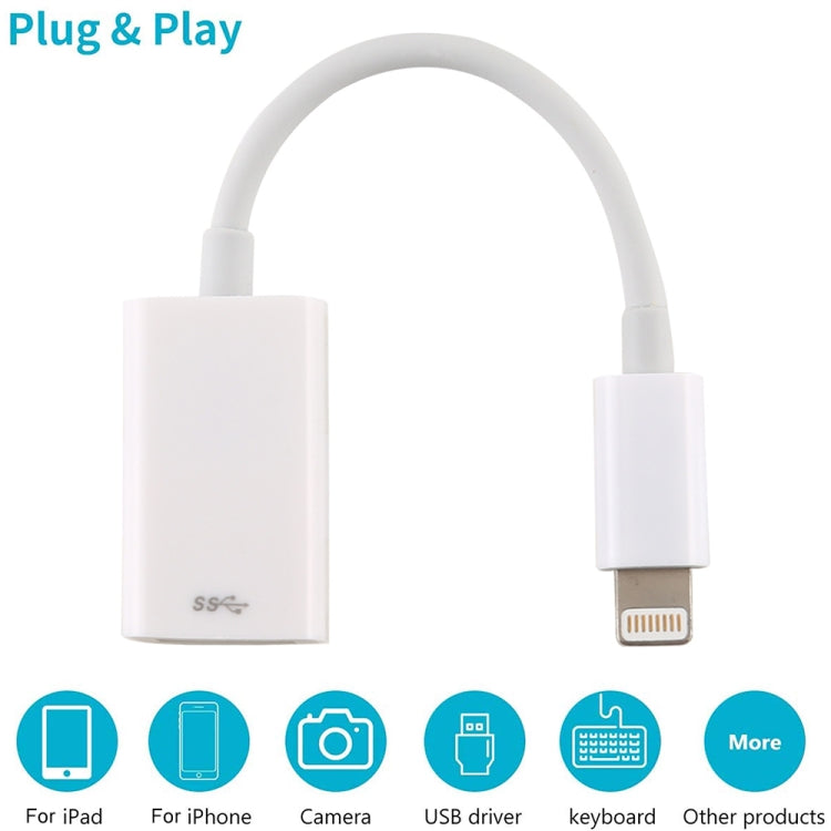 Bộ chuyển đổi camera NK102 từ đầu nam 8 Pin sang cổng USB đơn nữ, hỗ trợ hệ điều hành iOS 13.0 trở lên