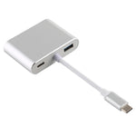 Bộ chuyển đổi đa chức năng 4 trong 1 USB / Type-C sang 4K HDMI + VGA + USB 3.0