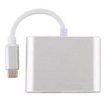 Bộ chuyển đổi đa chức năng 4 trong 1 USB / Type-C sang 4K HDMI + VGA + USB 3.0