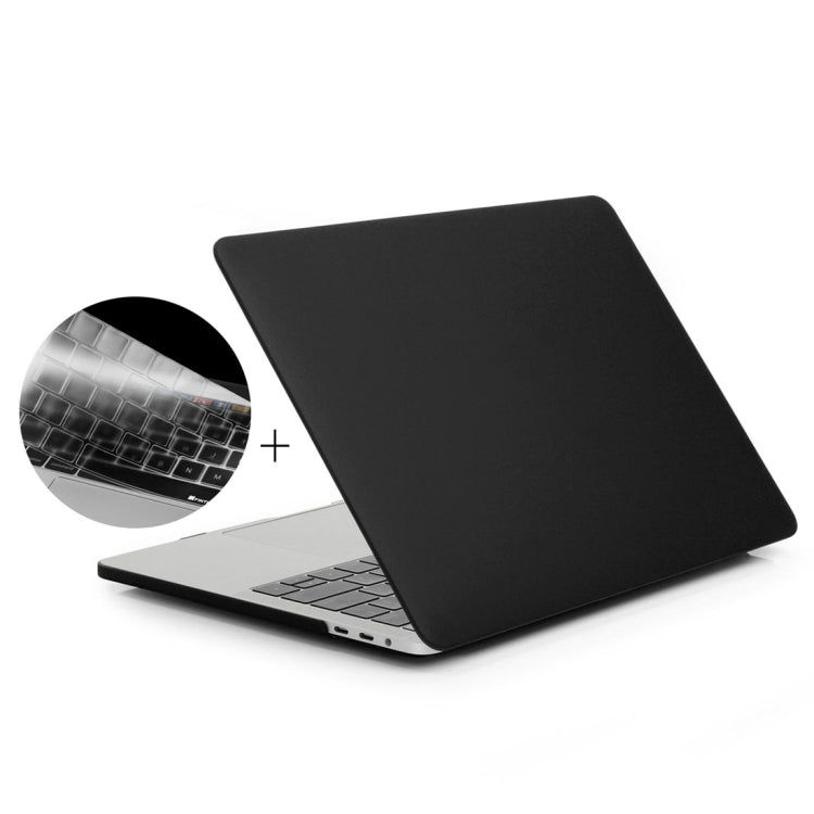 ENKAY Hat-Prince 2 trong 1 Ốp lưng nhựa cứng mờ bảo vệ + Phiên bản châu Âu Ốp bảo vệ bàn phím TPU siêu mỏng cho MacBook Pro 15,4 inch 2016 có Touch Bar (A1707), 15,4 inch có Touch Bar Phiên bản châu Âu
