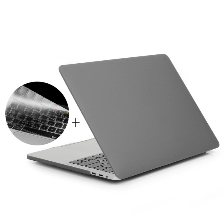 ENKAY Hat-Prince 2 trong 1 Ốp lưng nhựa cứng mờ bảo vệ + Phiên bản châu Âu Ốp bảo vệ bàn phím TPU siêu mỏng cho MacBook Pro 15,4 inch 2016 có Touch Bar (A1707), 15,4 inch có Touch Bar Phiên bản châu Âu