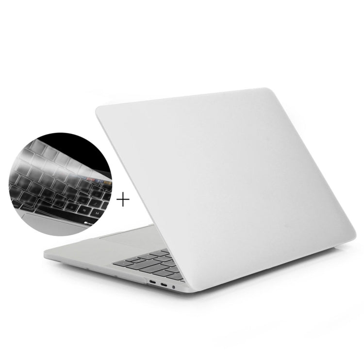 ENKAY Hat-Prince 2 trong 1 Ốp lưng nhựa cứng mờ bảo vệ + Phiên bản châu Âu Ốp bảo vệ bàn phím TPU siêu mỏng cho MacBook Pro 15,4 inch 2016 có Touch Bar (A1707), 15,4 inch có Touch Bar Phiên bản châu Âu