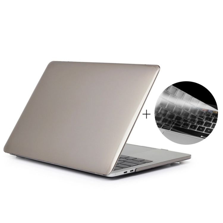 ENKAY Hat-Prince 2 trong 1 Ốp lưng nhựa cứng trong suốt bảo vệ + Phiên bản châu Âu Ốp bảo vệ bàn phím TPU siêu mỏng cho MacBook Pro 13,3 inch 2016 có Touch Bar (A1706), 13,3 inch có Touch Bar Phiên bản châu Âu