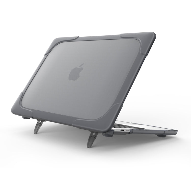 Ốp bảo vệ gập TPU + PC chống sốc có giá đỡ cho MacBook Pro 13,3 inch (A1708) & có Touch Bar (A1706), cho MacBook Pro 13,3 inch có Touch Bar