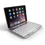 F8SM+ Bao da máy tính bảng bàn phím Bluetooth hợp kim nhôm có đèn nền nhiều màu phiên bản laptop cho iPad mini 4 / mini 5
