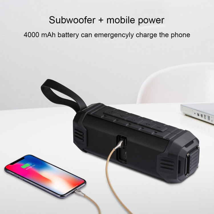 Loa Bluetooth awei Y280 IPX4 kiêm pin dự phòng với bass tăng cường, mic tích hợp, hỗ trợ FM / USB / thẻ TF / AUX, Y280