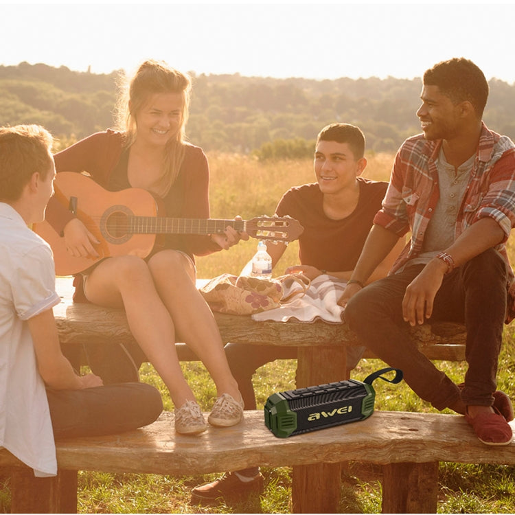 Loa Bluetooth awei Y280 IPX4 kiêm pin dự phòng với bass tăng cường, mic tích hợp, hỗ trợ FM / USB / thẻ TF / AUX, Y280