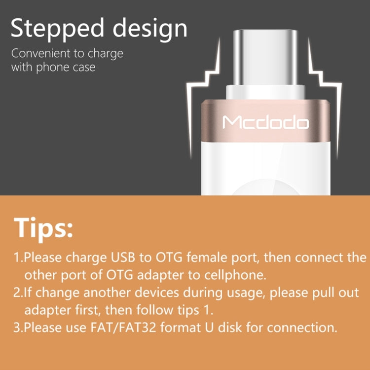Bộ chuyển đổi sạc truyền dữ liệu OTG Mcdodo OT-1942 USB-C / Type-C sang USB 3.0 AF